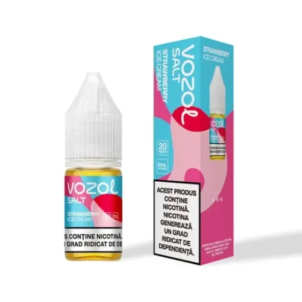 VOZOL SALT - Strawberry Ice Cream (5% nic, 30ml)