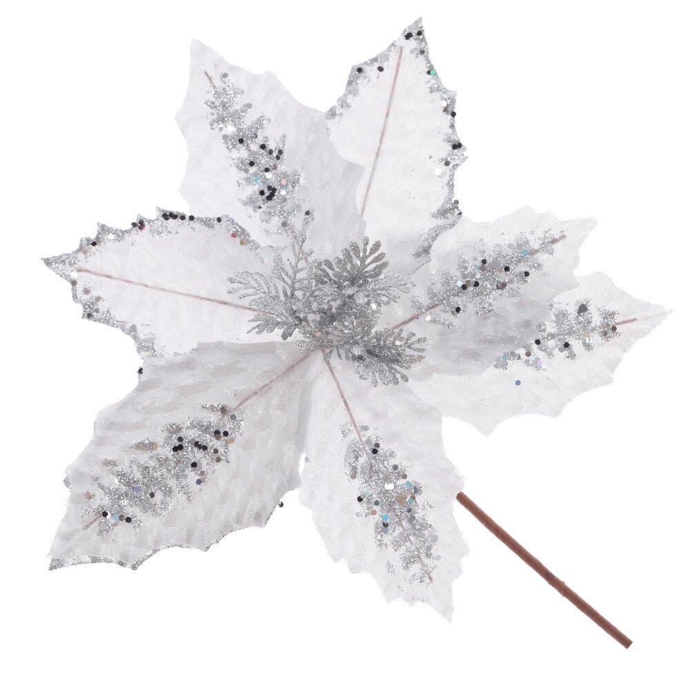 GAEM Цветок искусственный "Пуансеттия", L30 W30 H32 см, 2в.