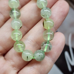 Пренит природный, бусины 8мм, штучно