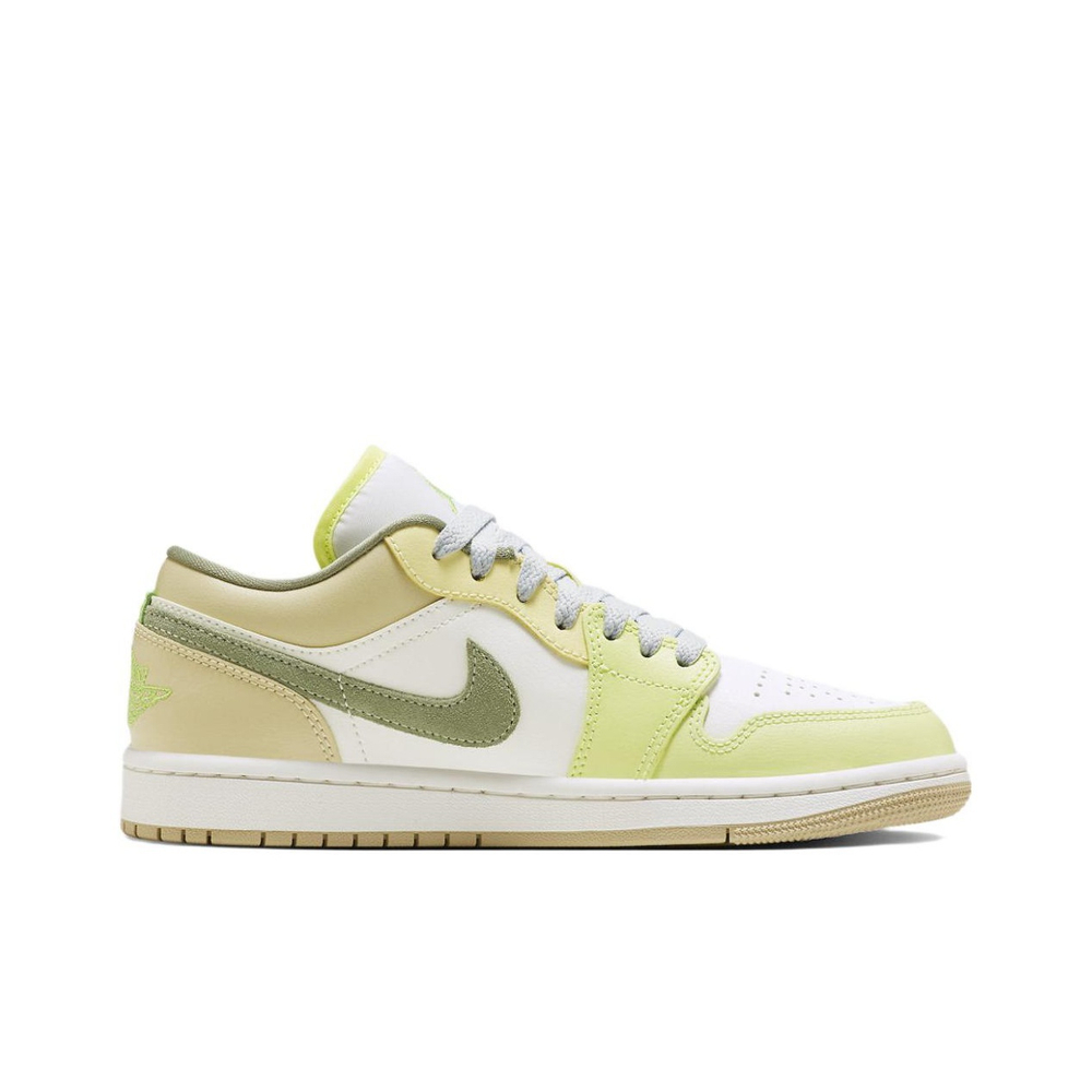 Кроссовки Air Jordan 1 Low Covered In Green Hues