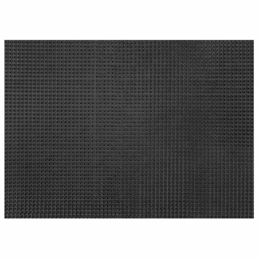 Коврик придверный 60х90 см, ГРАФИТ пластиковый грязезащитный, толщина 10 мм, "ТРАВКА", PRIMILA (ПРИМИЛА), 701068
