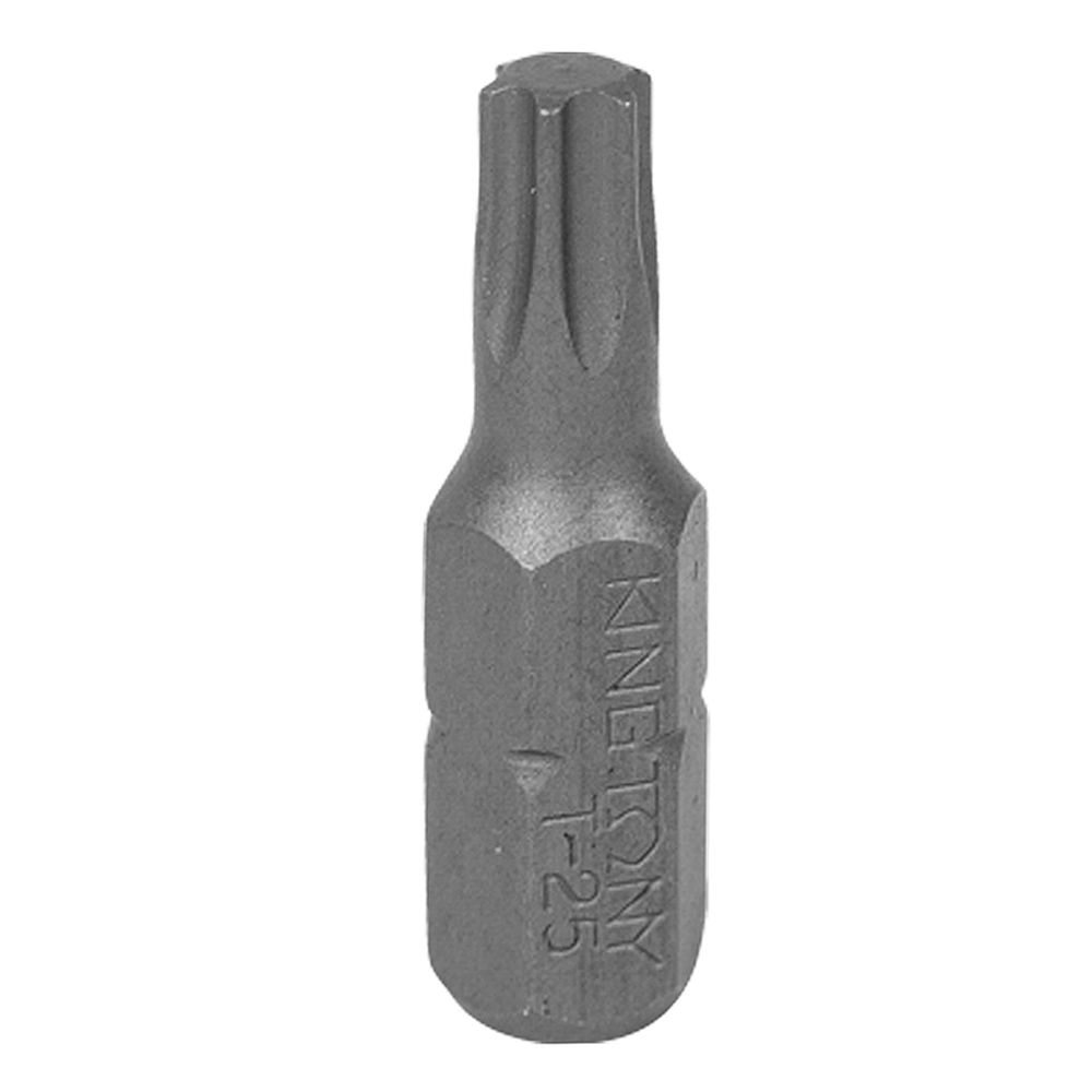 Вставка (бита) торцевая 1/4&amp;quot;, TORX, T25, L = 25 мм KING TONY 102525T