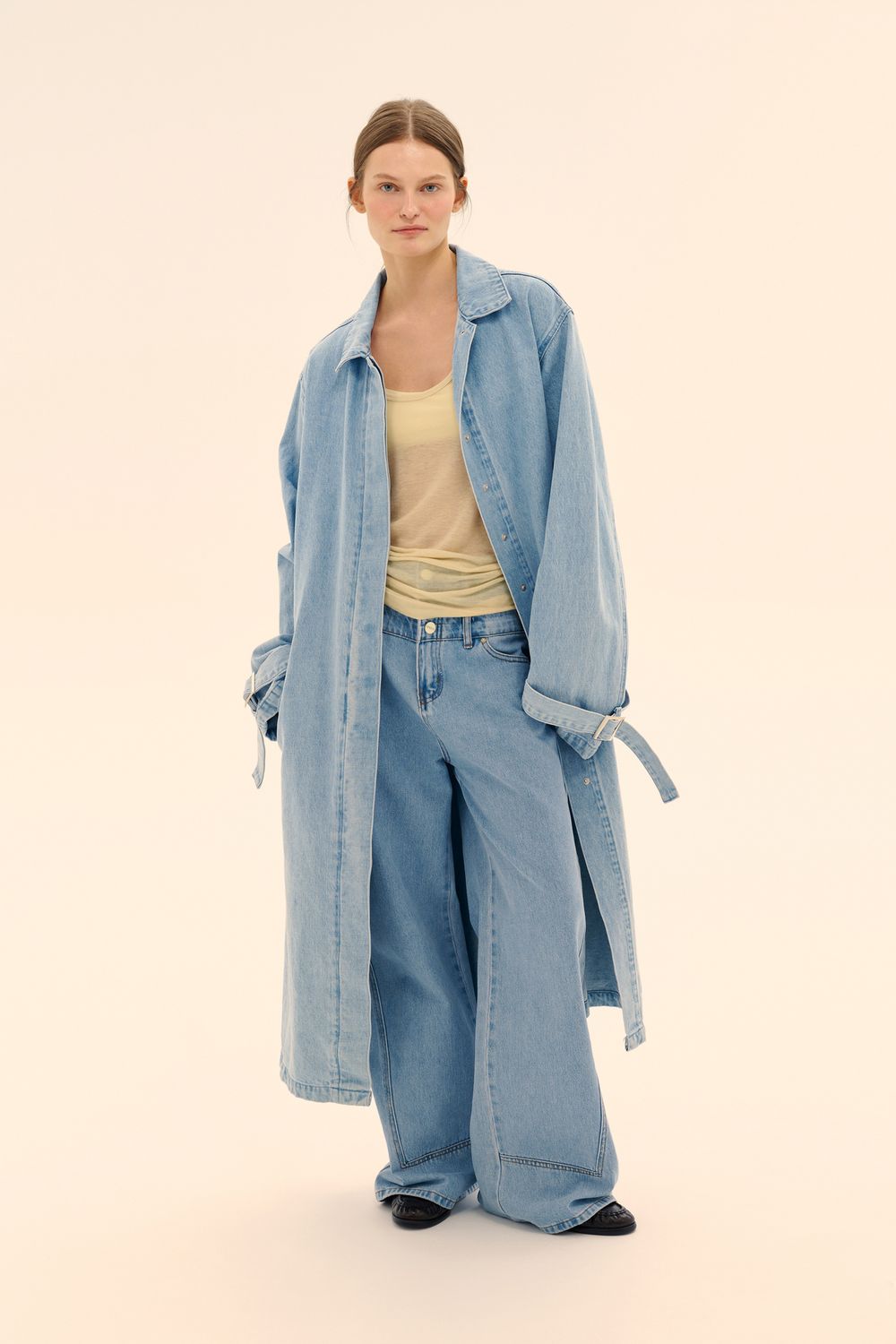 Платье-тренч (Denim days), голубой