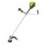 Триммер аккумуляторный Greenworks GD80BCBK2 80В (1 x 2 Ач, ЗУ) захват 400 мм, 5.8 кг, 1301707UA