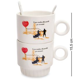 GAEM Art MUG-170/3 Набор из двух кружек «Любите и будете любимы»