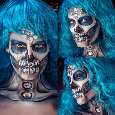 Курс грима на хэллоуин "Страшно красивые маски"