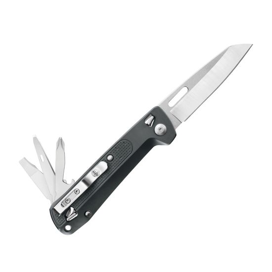 Складной нож Leatherman Мод. FREE K2 GRAY (8 инструментов)