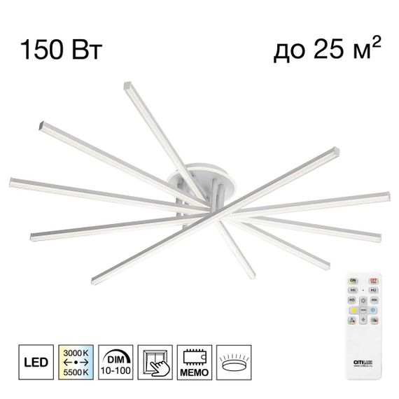 Люстра Citilux TRENT CL203650
