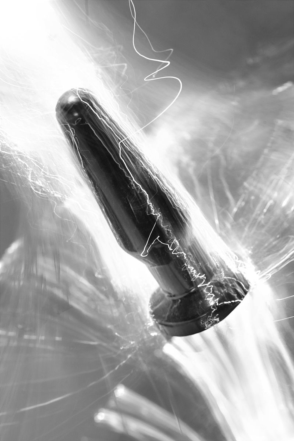 Черная анальная втулка Gemini β - 12,3 см.