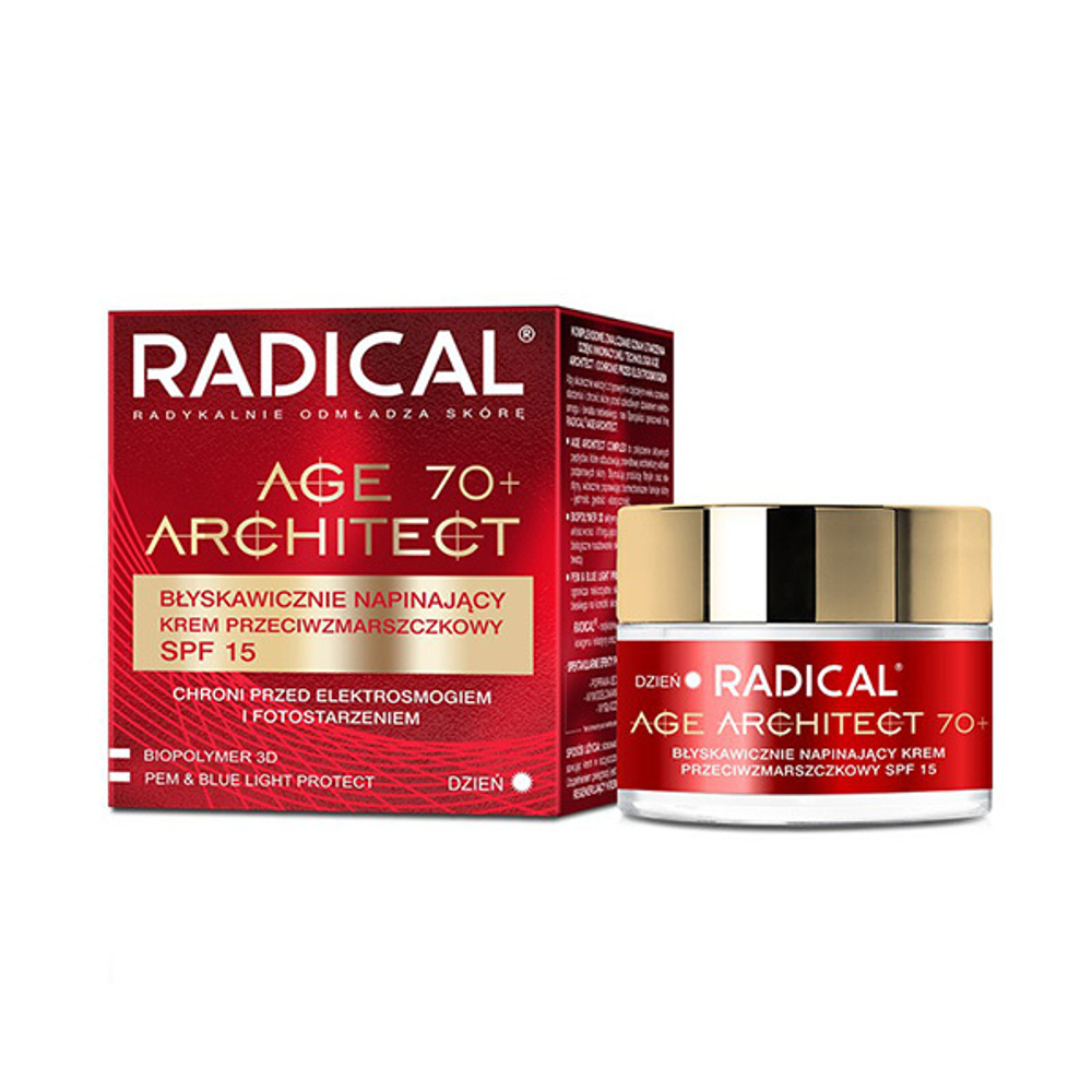 Крем от морщин мгновенно уплотняющий 70+ SPF15 Farmona Radical Age Architect Instant Lift Anti Wrinkle Cream 50мл