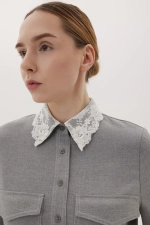 Платье «Школа», серый