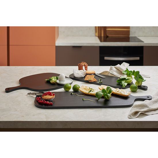 Доска сервировочная rubris, 23х70 см, черная