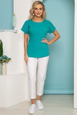 Блуза "Красотка" (зеленое море) Б3535 LT Collection (Акция)