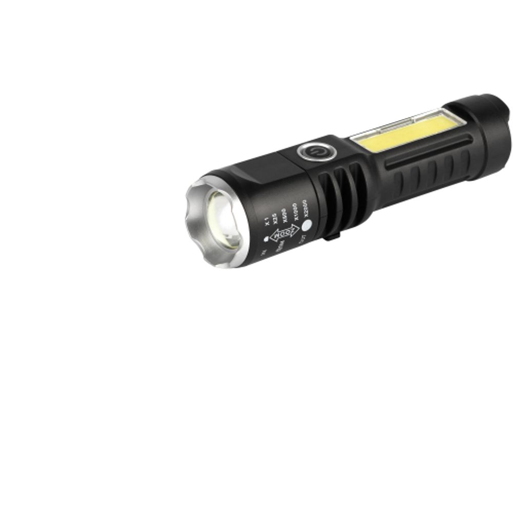 Светодиодный фонарь ЭРА UA-403 универсальный аккумуляторный 5 Вт LED + 3 Вт COB оптический Zoom 4 режима USB type C | Универсальные  фонари