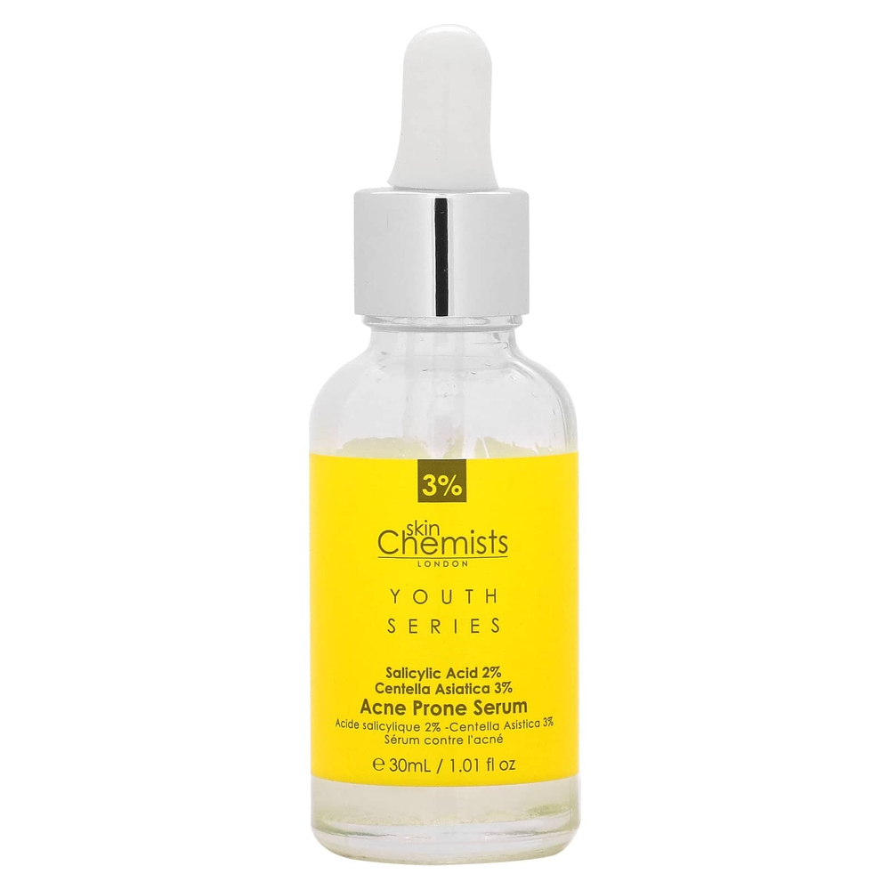 skinChemists, Youth Series, сыворотка против акне, 30 мл (1,01 жидк. унц.)