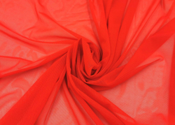 Набор. Бралетт и трусики из эластичной сетки, красный