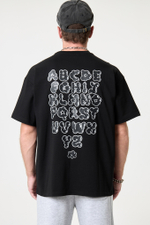 Футболка АЛФАВИТ (чёрная)