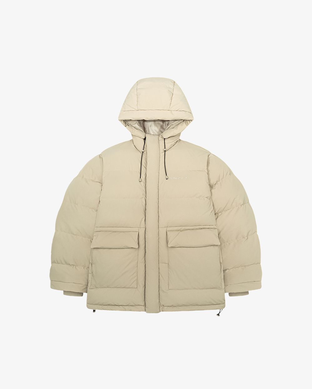 Пуховик Ymkashix HTF Logo песочный