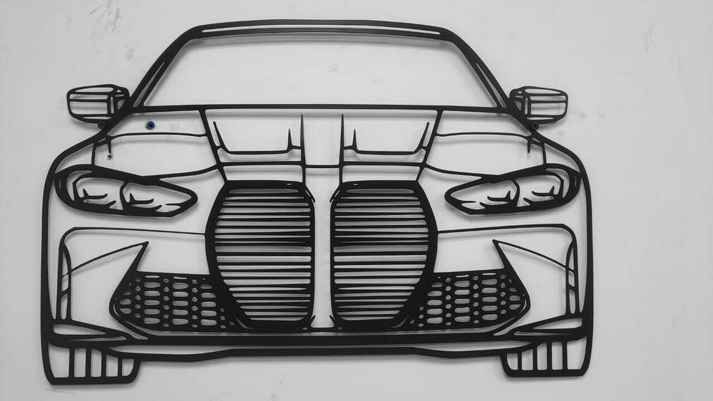 Панно автомобиль  "BMW"
