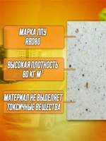 Поролон мебельный вторичного вспенивания для ремонта RBD80 1 лист