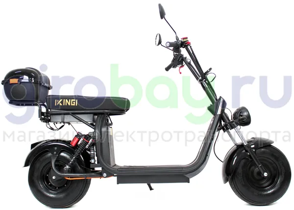 Электроскутер IKINGI X7 PRO 3000W - Чёрный, летние покрышки фото №7
