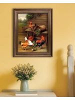 Картина интерьерная на холсте в раме 25*31 см