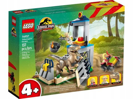 Конструктор LEGO Jurassic World Побег велоцираптора 76957