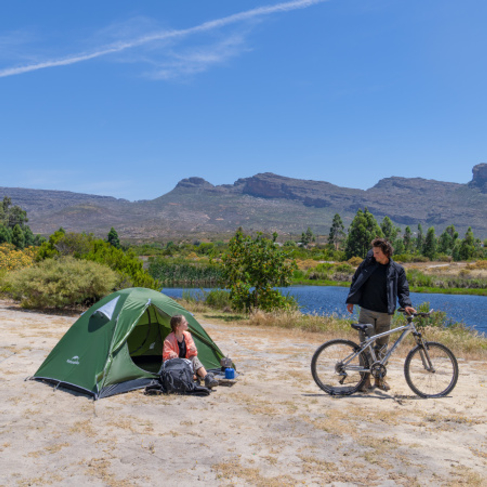 Палатка Naturehike Bleik Series 2-местная, тип А, алюминиевый каркас, зеленая, артикул CNK2550WS038-2FGRA Под заказ.