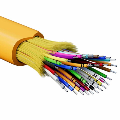 Кабель волоконно-оптический, распределительный, арамидные упрочняющие нити, для внутренней прокладки, нг(А)-HF, 32 ОВ, категорияOM2 (G.651.1) плотный буфер, 0,4 кН, барабан 2000 м