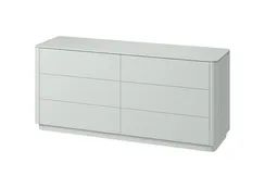 Комод Tammi 6 ящиков ширина 170 см (светло-серый)