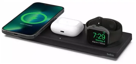 Док-станция Belkin BoostCharge Pro 3 в 1 - MagSafe, черный WIZ016vfBK
