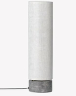 Лампа настольная Gravity  GUBI лен/ мрамор/grey 130х65х440