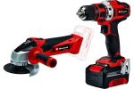 Набор аккумуляторного инструмента 18V Einhell PXC TE-TK 18/2 Li Kit (CD+AG), 1хАКБ 4Ач и ЗУ