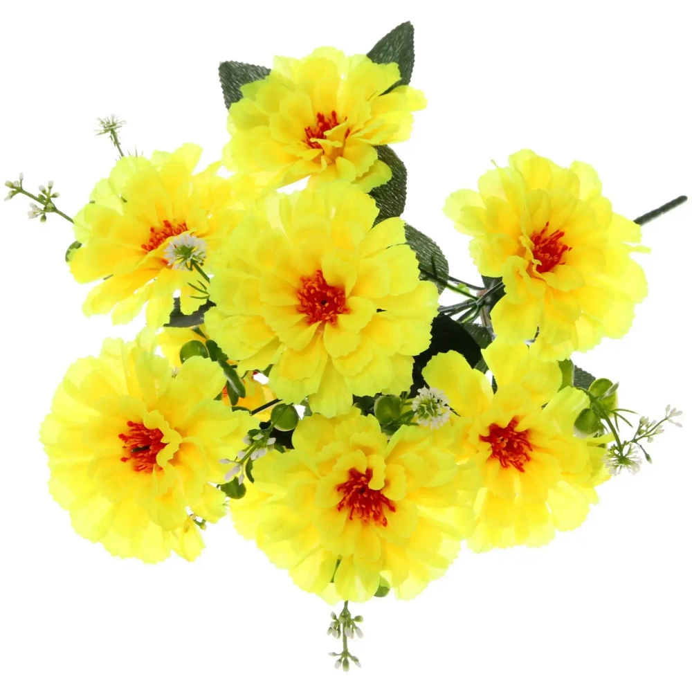 Искусственные цветы «Весеннее вдохновение» 48см 9цветков желтые