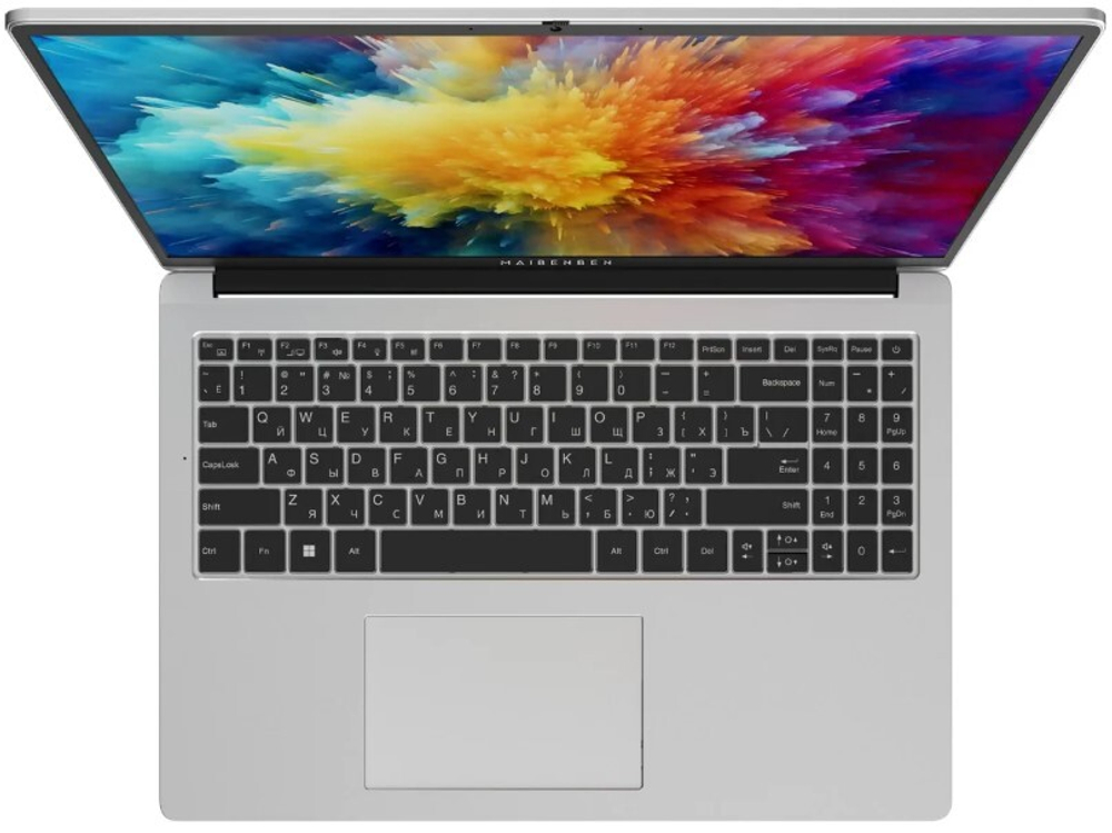 Ноутбук  Maibenben M653 16 ", Ryzen 3, 8 Гб RAM, 512 Гб SSD, Radeon Graphics, Серебристый