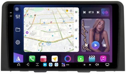 Магнитола для Hyundai Staria 2021+ (монохром) - FarCar GX10-7300L монитор 10.36" 2K QLED на Android 14, TS20, 6+128Гб, CarPlay, 4G SIM-слот