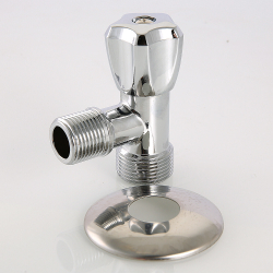 Вентиль угловой для подключения бытовой техники 1/2" х 3/4" серия VT.240.TN