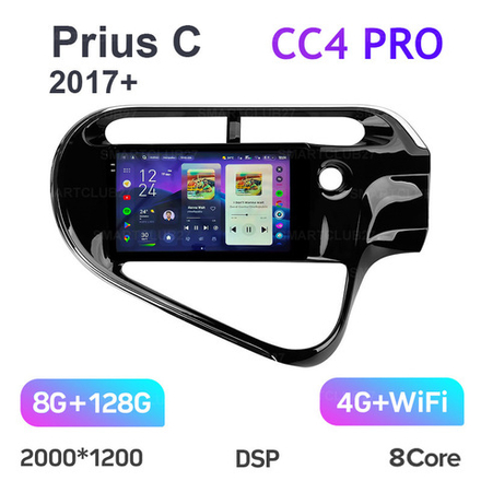 Teyes CC4 Pro 9" для Toyota Prius C 2017+