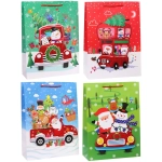 Пакет подарочный «Зимнее путешествие» 31*42*12 см, микс