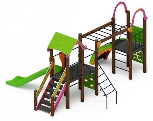 Детский игровой комплекс Лукоморье ДИК 2.25.09-01 H=1200