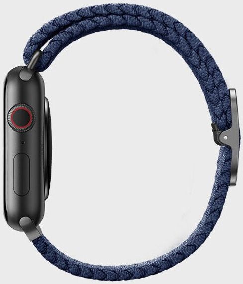 Ремешок Uniq Aspen Strap Braided для Apple Watch 38/40/41 мм (40MM-ASPOBLU) синий