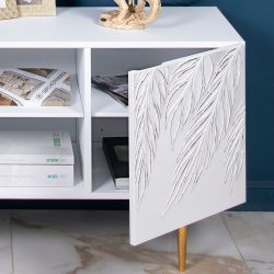 Тумба под ТВ Тропик 155см Стайл Айс Голд