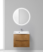 Тумба подвесная с раковиной BelBagno MARINO-650-2C-SO-RN-P