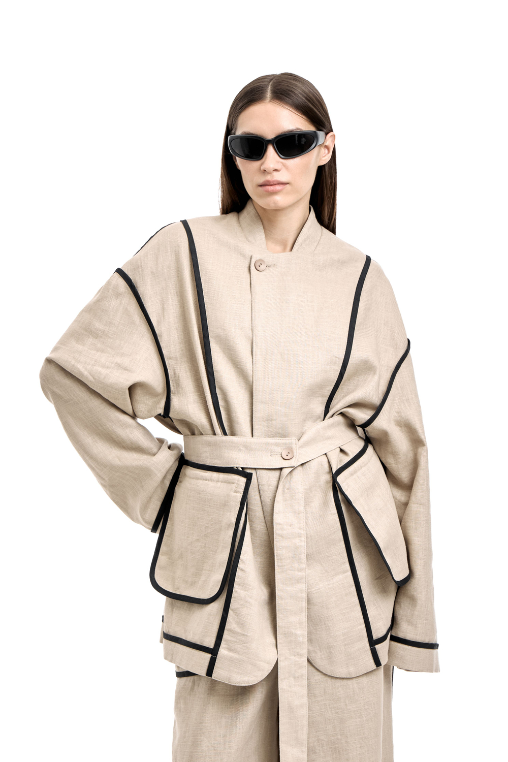 Костюм из крапивы OVSYANKA Beige