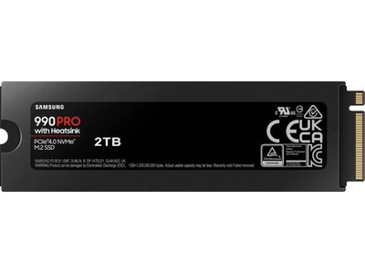SSD накопитель Samsung 990 PRO 2ТБ, M.2 2280, PCIe 4.0 x4, NVMe [MZ-V9P2T0CW]