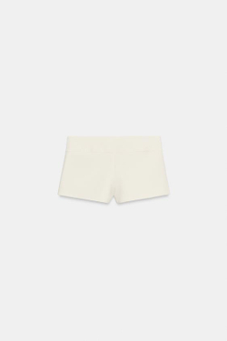 ZARA МИНИ-ШОРТЫ, ЭКРЮ