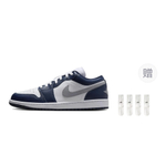 Jordan 1 Low Wolf Grey Midnight Navy