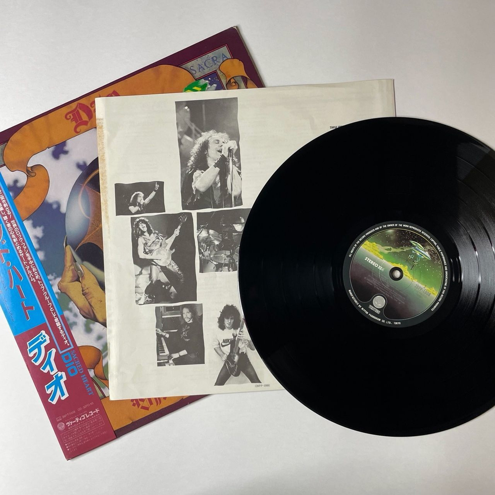 Винтажная виниловая пластинка LP Dio Sacred Heart (Japan 1985) (Obi) Just Another Day