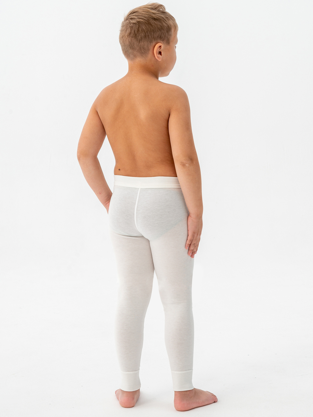 Кальсоны детские термо белый