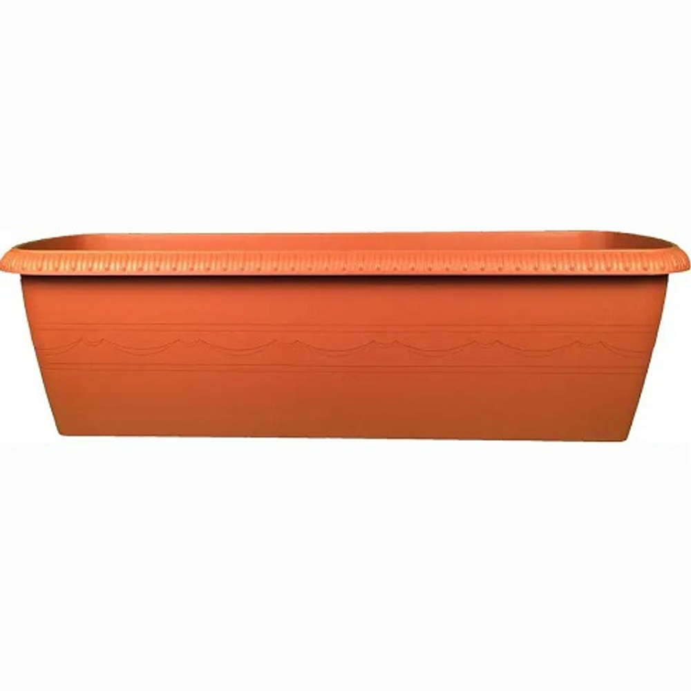 Ящик балконный для цветов "Le Jardin" 60см терракотовый